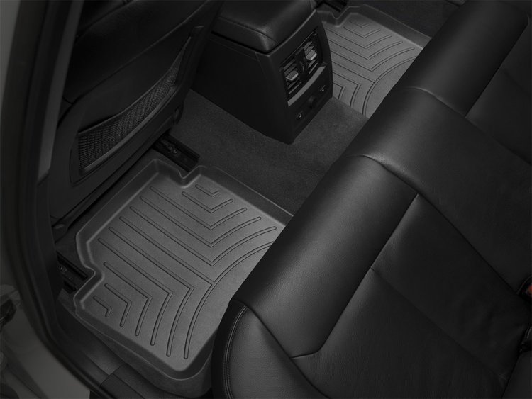REAR FLOORLINER BLACK BMW 7-SERIES 2016-2017 G12 SEDAN; FITS WITH REAR EXECUTIVE LOUGE SEATING AREA