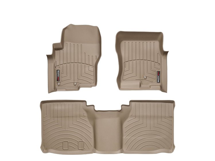 FRONT/REAR FLOORLINERS TA NISSAN FRONTIER 2005-2017 FITS EXTENDED CAB WITH TWO RETENTION HOOKS ON DR