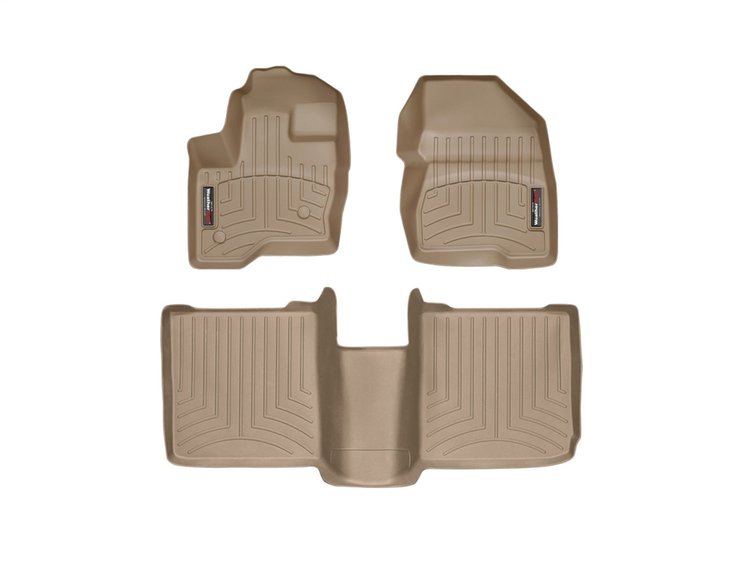 FRONT/REAR FLOORLINERS TA FORD FLEX 2009-2011 FITS MODELS WITH DUAL FLOOR POSTS RETENTION DEVISE