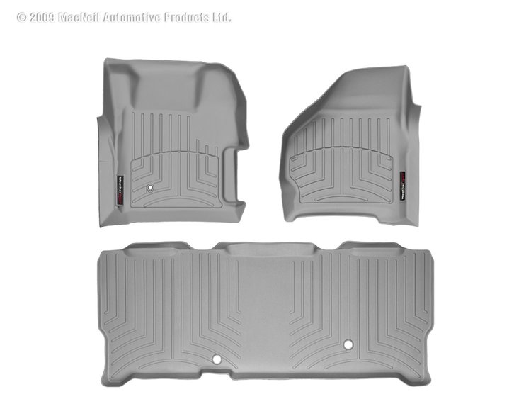 FRONT/REAR FLOORLINERS GR FORD F-250/F-350/F-450/F-550 1999-2007 FITS SUPER CAB EXTENDED CAB ONLY. W