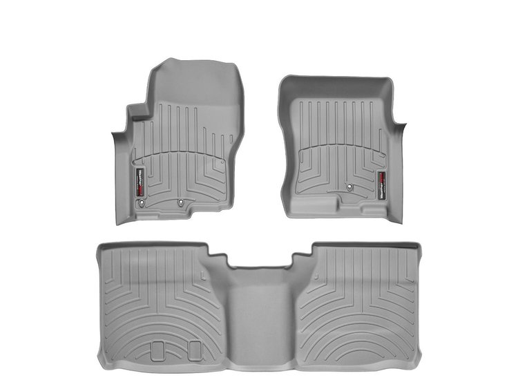 FRONT/REAR FLOORLINERS GR NISSAN FRONTIER 2005-2017 FITS EXTENDED CAB WITH TWO RETENTION HOOKS ON DR