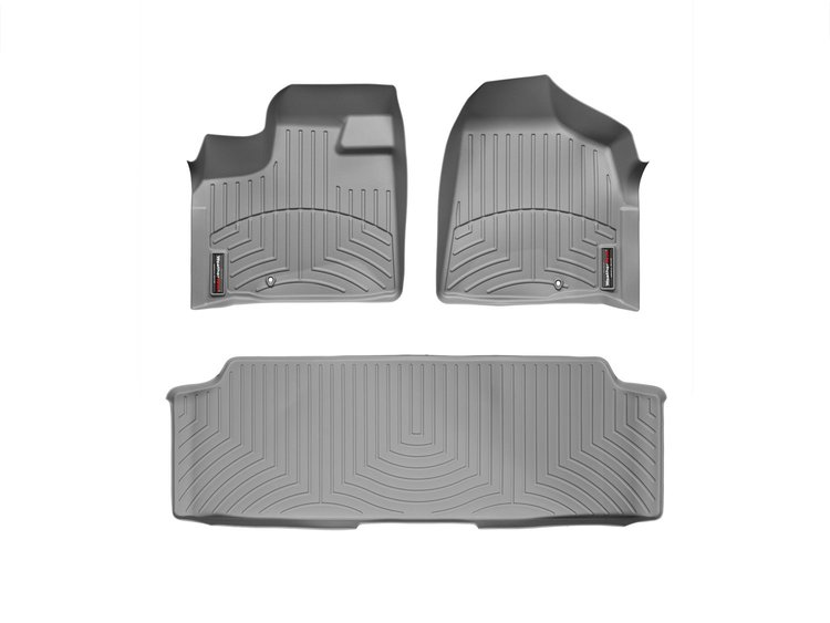 FRONT/REAR FLOORLINERS GR CHRYSLER TOWN & COUNTRY VAN 2011-2016 FITS STOW & GO OR SWIVEL & GO VEHICL