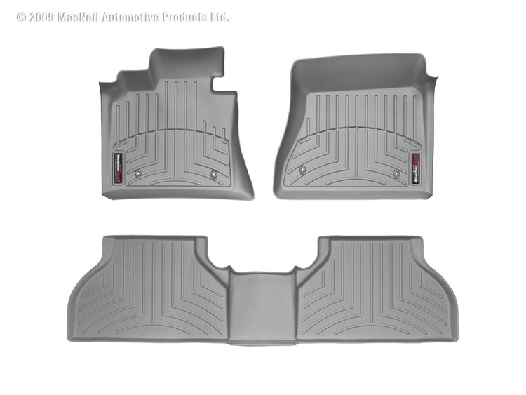 FRONT/REAR FLOORLINERS-OV CHEVROLET SILVERADO 2014-2017 FITS DOUBLE CAB ONLY; FITS 1500 MODELS ONLY