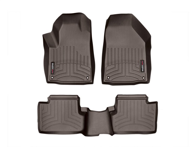 FRONT/REAR FLOORLINERS CO JEEP CHEROKEE 2015-2017 FITS VEHICLE MANUFACTURED APRIL 2015 OR LATER; VEH