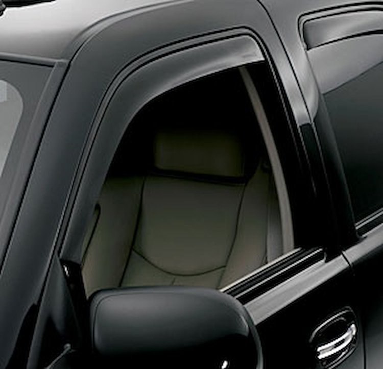 Rear Side Window Deflectors Light Smoke Ford Edge 2015-Up