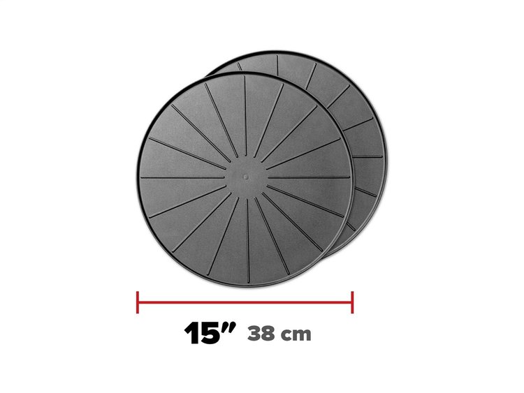 15IN ROUND COASTERS - BLA