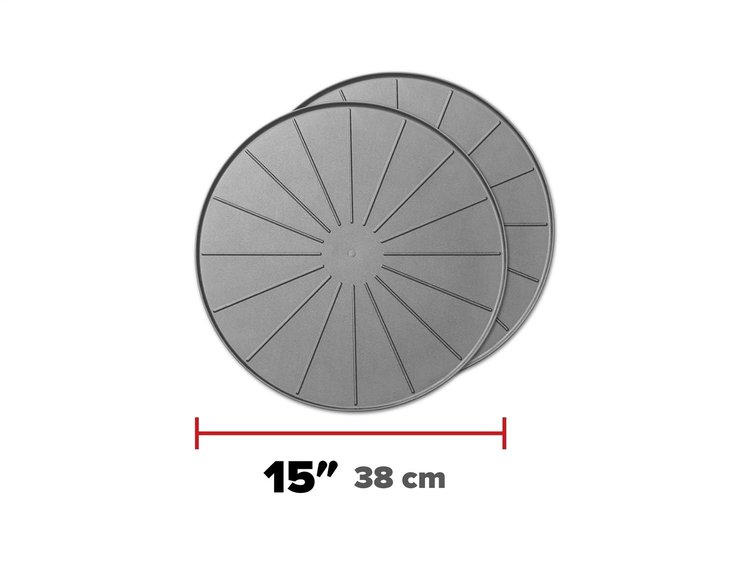 15IN ROUND COASTERS - GRE