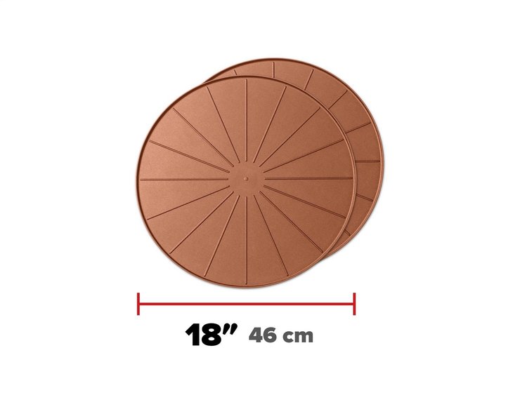 18IN ROUND COASTERS-TERRA