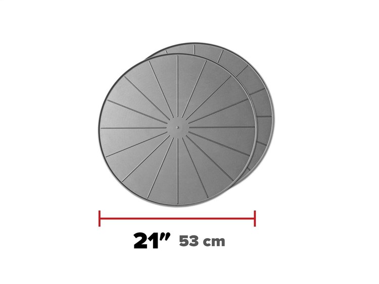 GREY 21  ROUND COASTERS -