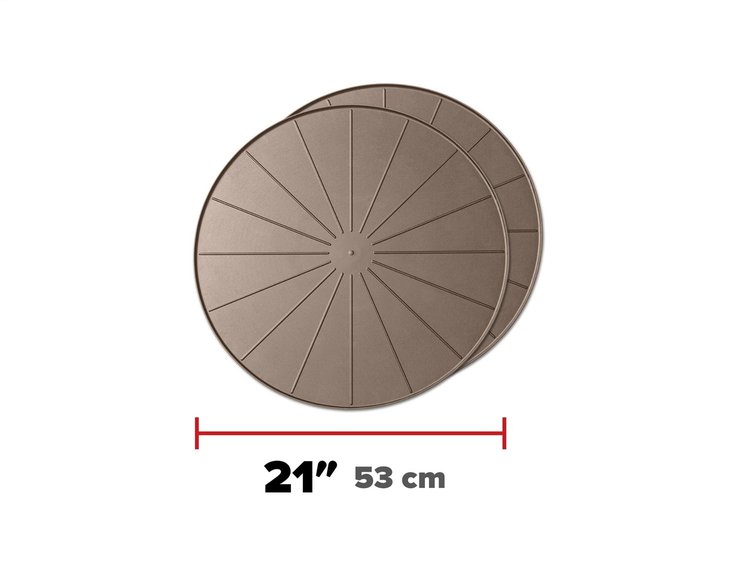 TAN 21  ROUND COASTERS -