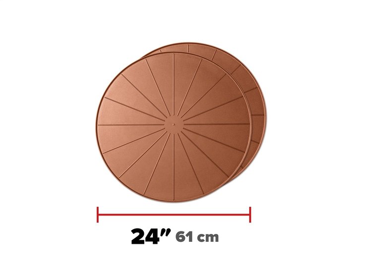 TERRACOTTA 24  ROUND COAS