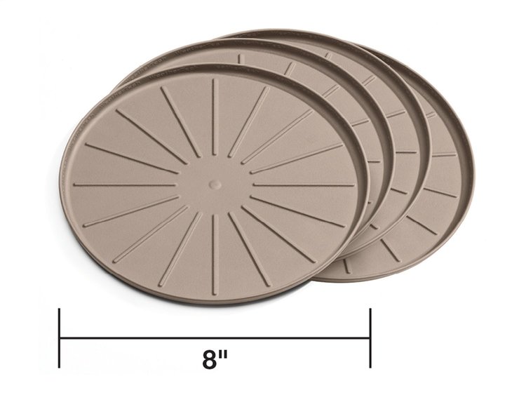 8" Round Coaster Set - Tan