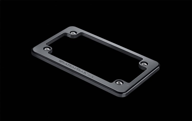 Billet License Plate Frame - Black