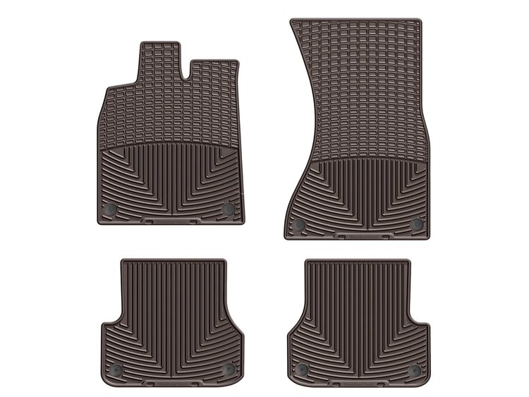 FRONT/REAR RUBBER MATS CO AUDI A6/S6 2012-2017