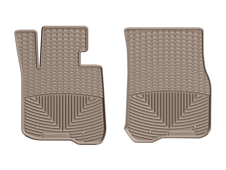 FRONT RUBBER MATS TAN BMW 4-SERIES 2014-2017 FITS COUPE CONVERTIBLE AND GRAN COUPE
