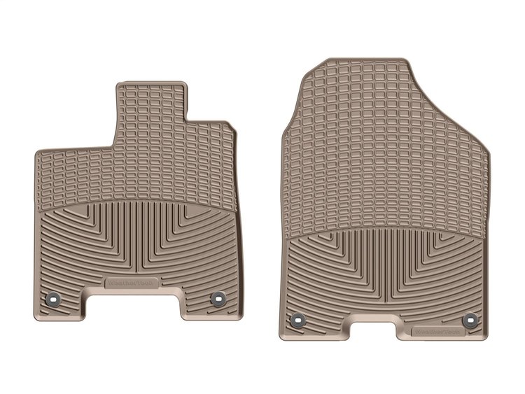 FRONT RUBBER MATS TAN HONDA PILOT 2016-2017
