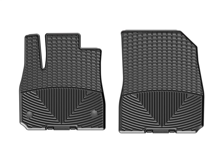 Front Rubber Mats Black for Chevrolet Malibu 2016-