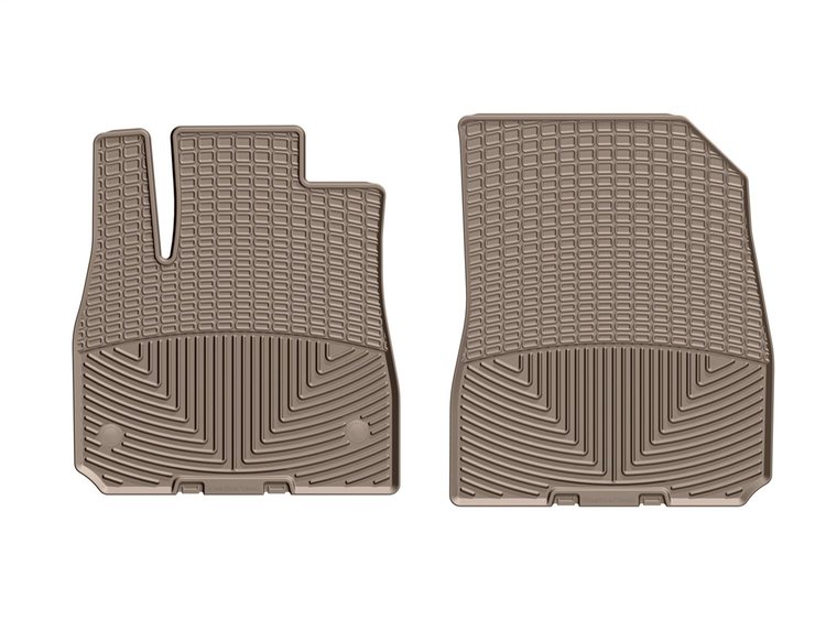 Front Rubber Mats Tan for Chevrolet Malibu 2016-