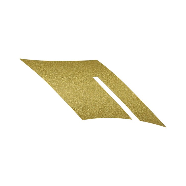 105V59 Fender Accent Hash Stripe Decal, 2016-2023 Chevy Camaro, Metallic Gold, Driver Side Only