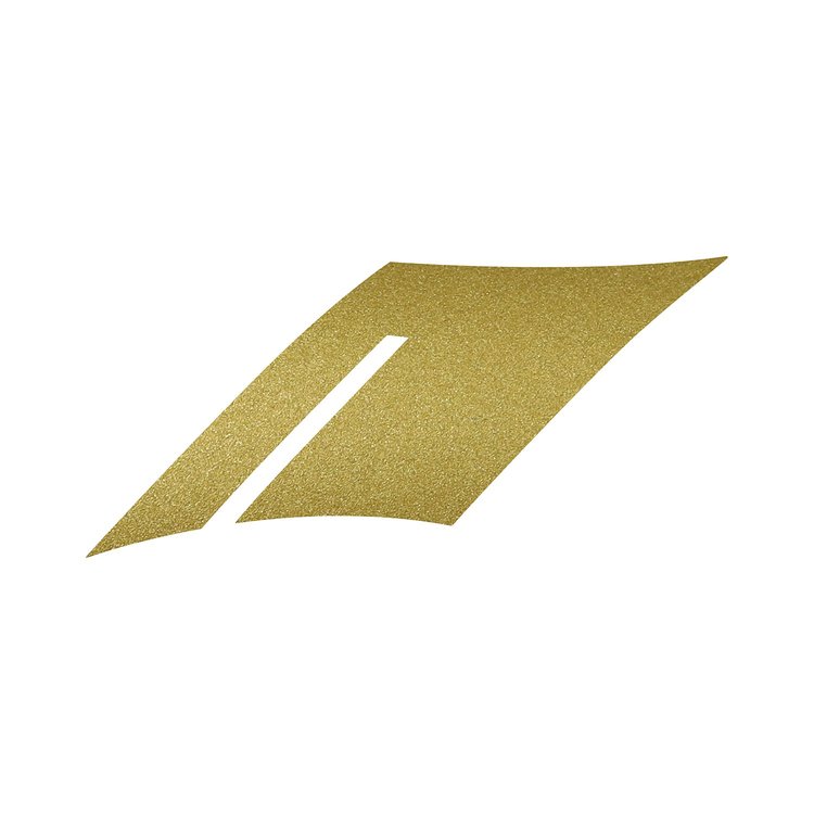 106V59 Fender Accent Hash Stripe Decal, 2016-2023 Chevy Camaro, Metallic Gold, Passenger Side Only