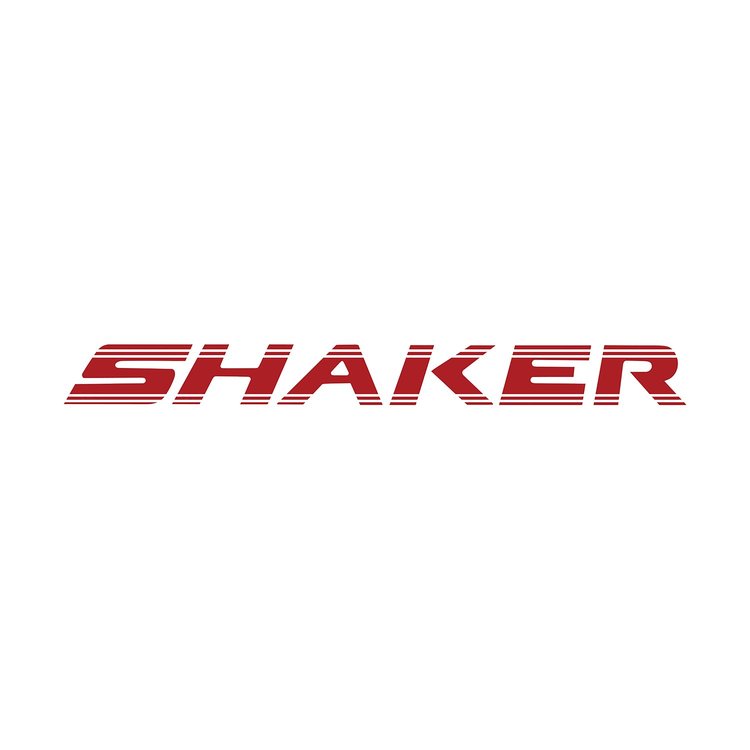 108V02 Underhood SHAKER Script Decal, 2008-2018 Dodge Challenger, Gloss Red