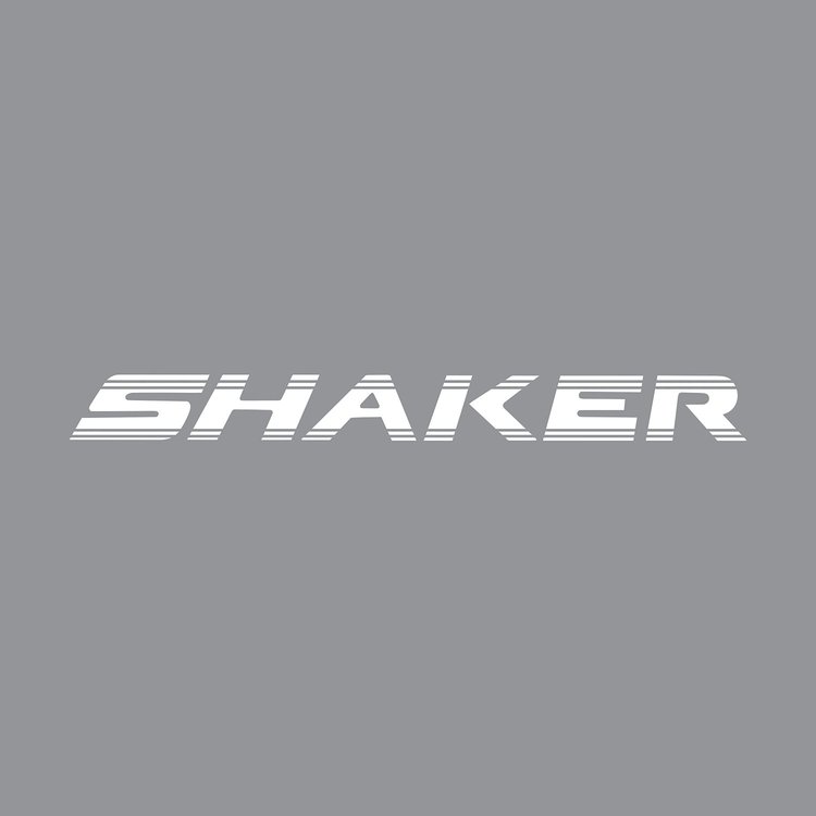 108V03 Underhood SHAKER Script Decal, 2008-2018 Dodge Challenger, Gloss White