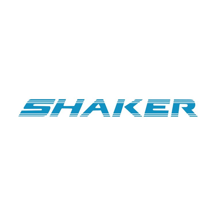 108V06 Underhood SHAKER Script Decal, 2008-2018 Dodge Challenger, Gloss Tension Blue