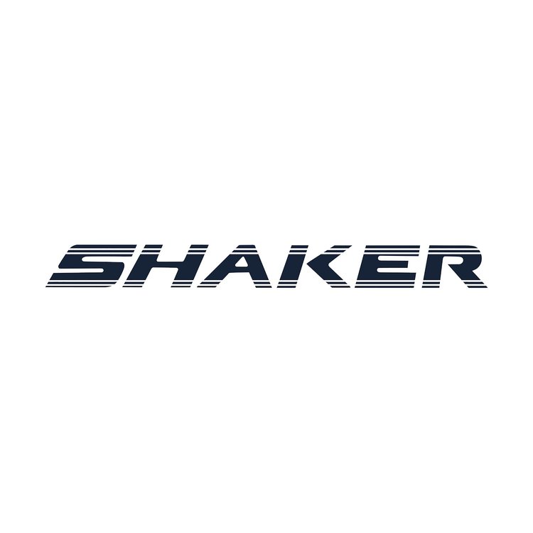 108V07 Underhood SHAKER Script Decal, 2008-2018 Dodge Challenger, Gloss Blue