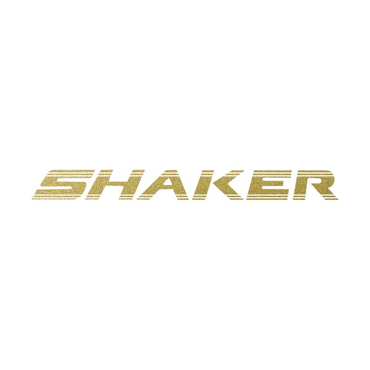 108V31 Underhood SHAKER Script Decal, 2008-2018 Dodge Challenger, Matte Gold