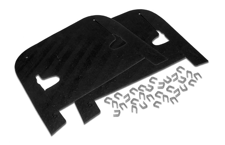 1167 A-Arm Dust Covers W/Stainless Steel Staples, 1963-1966 Chevy Corvette