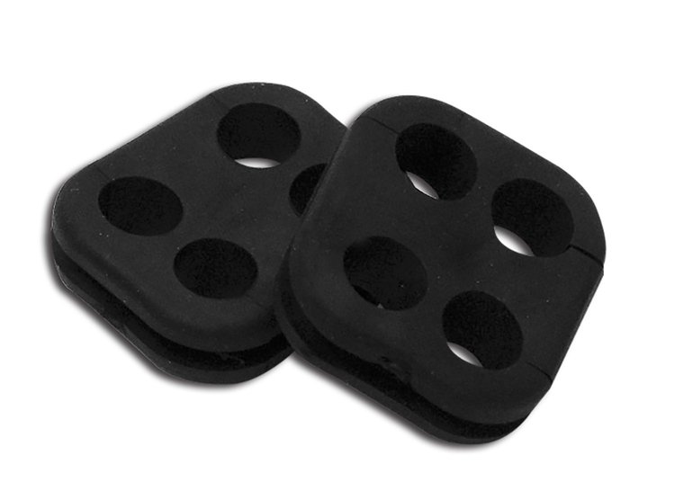 1200 Spark Plug Wire Grommets, 1965-1974 Chevy Corvette, Square