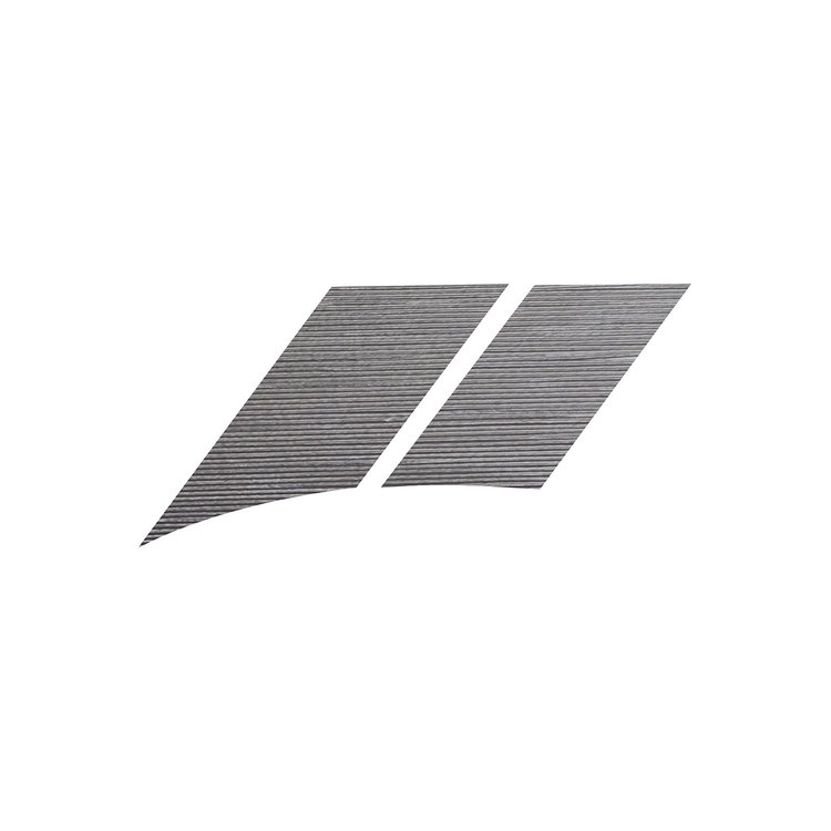 120V48 Grand Sport-Style Fender Accent Stripes, 2005-2013 Chevy Corvette, Brushed Aluminum, Right/Passenger