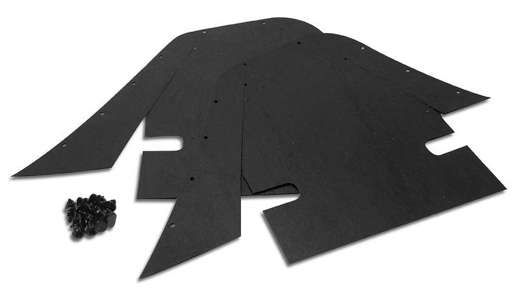 1501 A-Arm Dust Covers W/Fasteners 68L, 1968-1982 Chevy Corvette