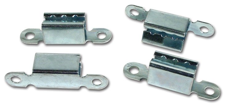 1693 Bolt-On Wheel Clips, 1967-1967 Chevy Corvette, 4 Piece Set