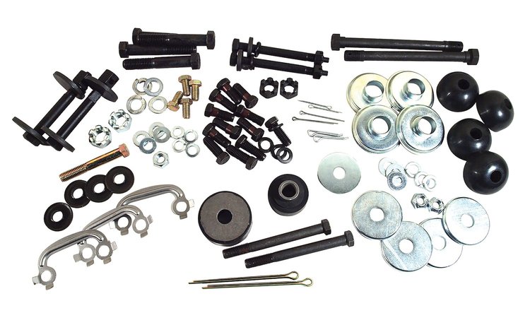 1809 Rear Suspension Hardware Kit, 1969-1977 Chevy Corvette