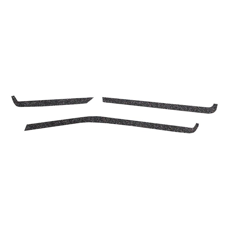 200391 Interior Dash Trim Accents, 2020-2023 Chevy Corvette, Black Suede