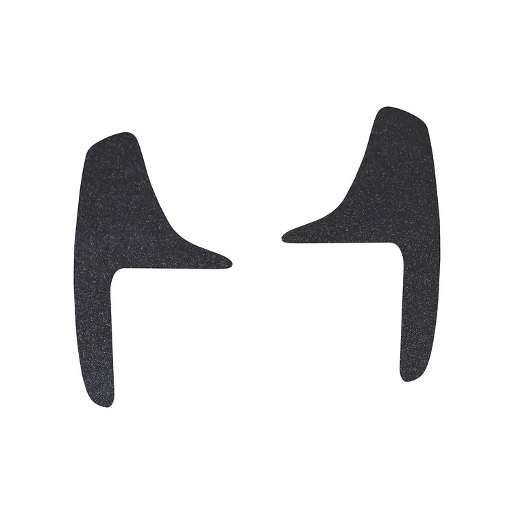 200742 Paddle Shifter Vinyl Overlay Decals, 2014-2019 Chevy Corvette, Gloss Carbon Flash Metallic