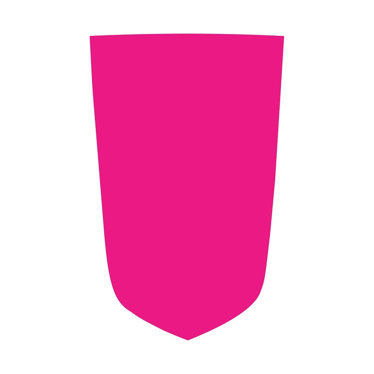201066 427 Style Hood Stripe, 2005-2013 Chevy Corvette, Solid Gloss Pink