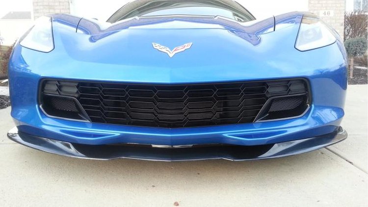 201463 Brake Cooling Duct Mesh Screens, 2015-2019 Chevy Corvette, Z06/GS, Aluminum
