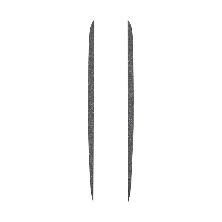 201480 Hood Stripe Decals, 1984-1996 Chevy Corvette, Gloss Metallic Pearl Black