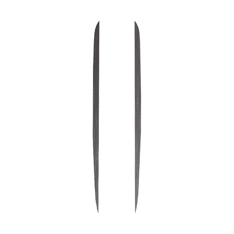 201486 Hood Stripe Decals, 1984-1996 Chevy Corvette, Brushed Aluminum
