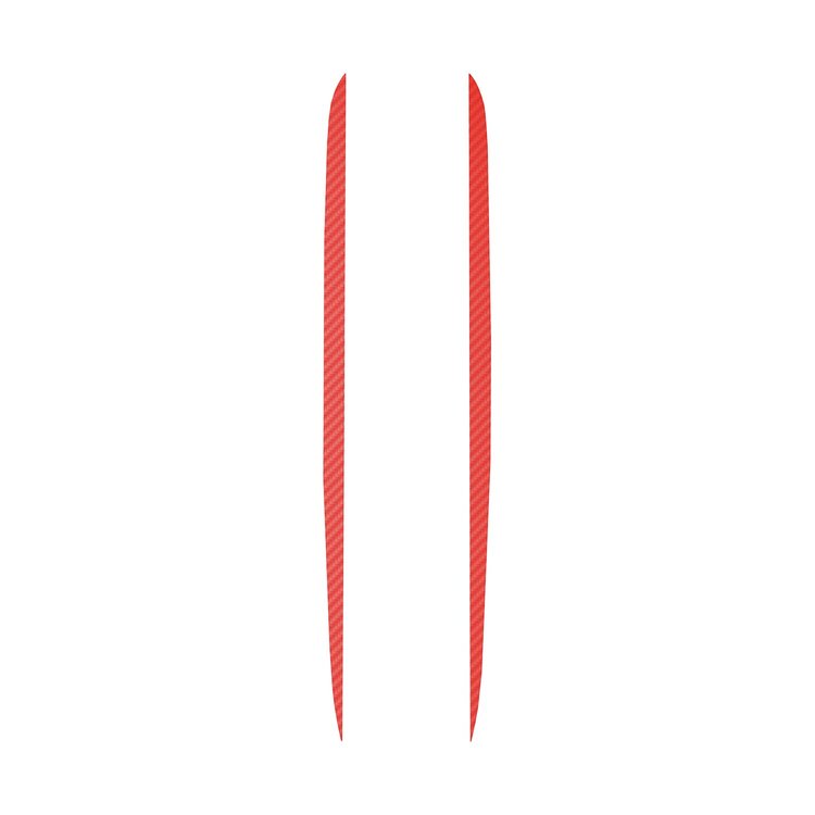 201487 Hood Stripe Decals, 1984-1996 Chevy Corvette, Red Carbon Fiber