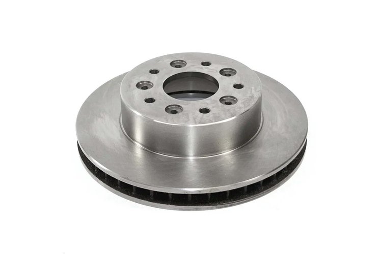 2017 Brake Rotor, 1965-1982 Chevy Corvette, Front, Reproduction w/Rivet Holes