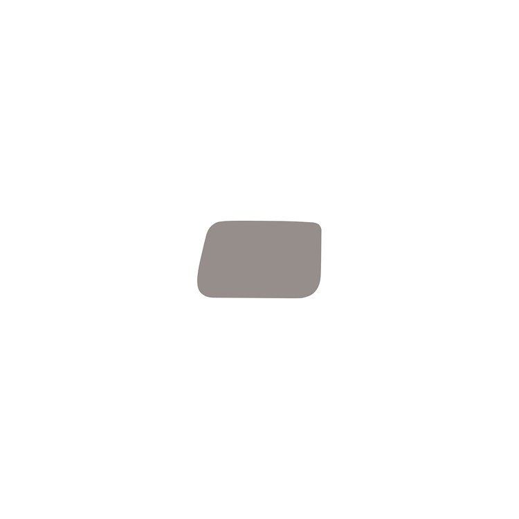 202362 Starter Ignition Button Overlay Decal, 2014-2019 Chevy Corvette, Gloss Silver