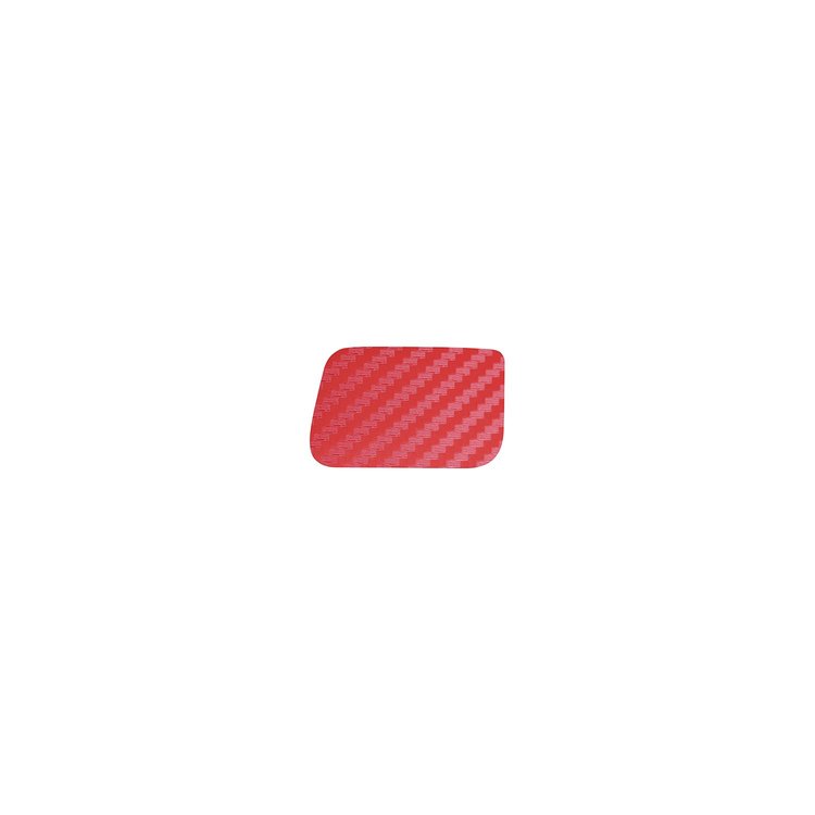 202377 Starter Ignition Button Overlay Decal, 2014-2019 Chevy Corvette, Red Carbon Fiber