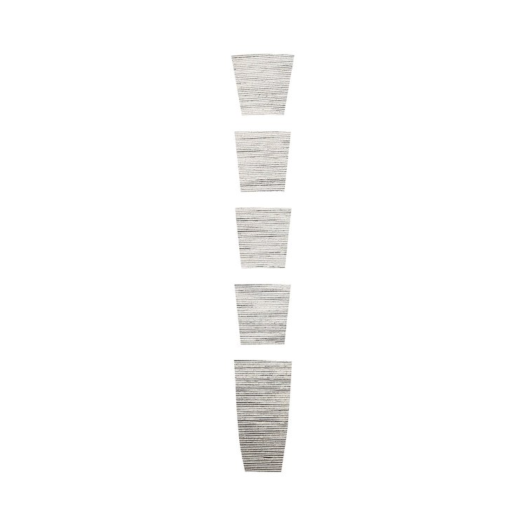202436 Engine Cover Center Stripe Kit, 2020-2023 Chevy Corvette, 5pc Chrome Brushed Steel