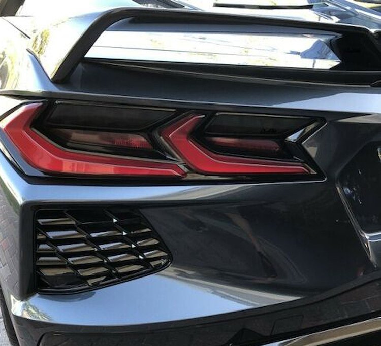 202468 Reverse Light Blackouts, 2020-2023 Chevy Corvette, Medium Smoked Lamin-X