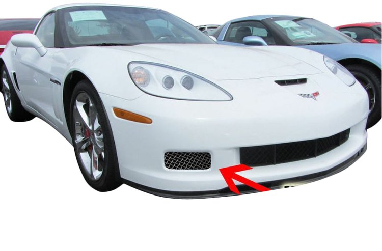 202471 Fog Light Screens, 2006-2013 Chevy Corvette, Z06/ZR1/Grand Sport, Aluminum