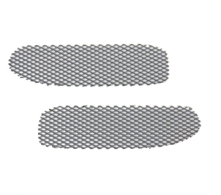 202477 Brake Cooling Duct Screens, 1997-2004 Chevy Corvette, Aluminum