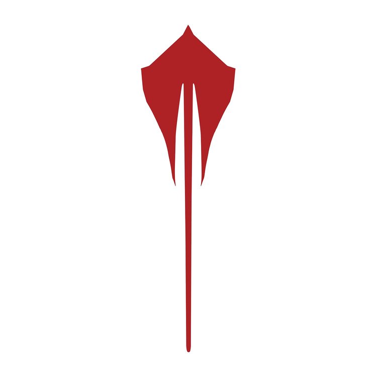 202543 Rear Stingray Emblem Shadow Overlay Complete Decal, 2020-2023 Chevy Corvette, Matte Red